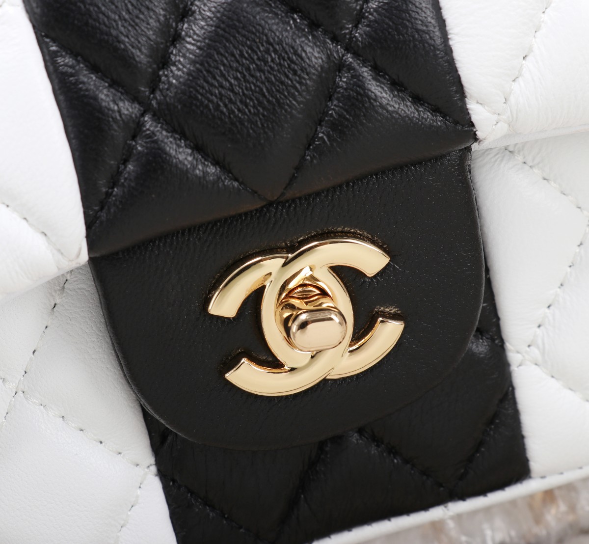 Chanel 2021 CF Two-Tone Flap Bag