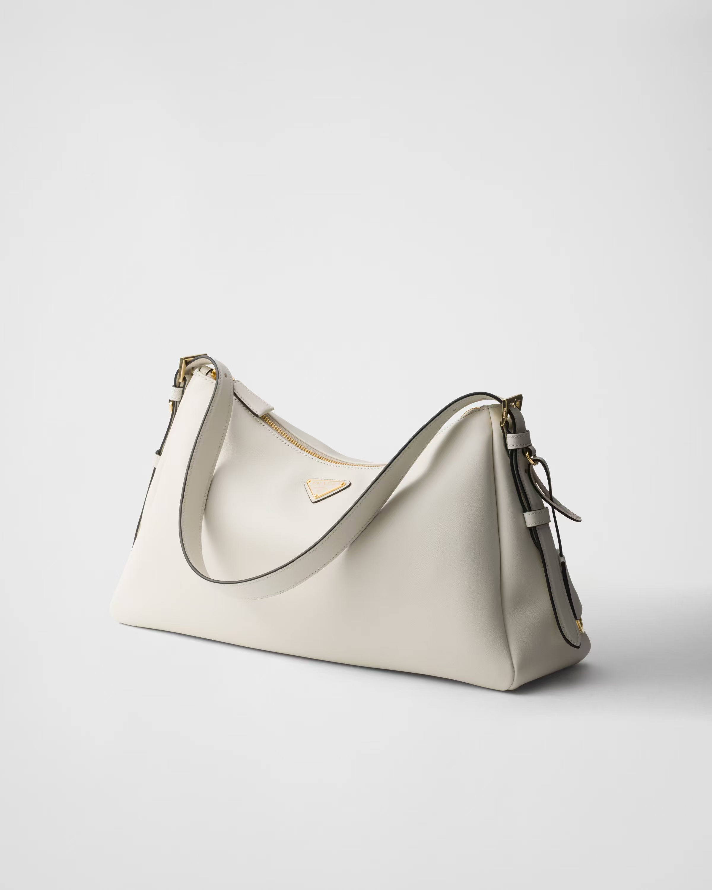 Prada Aimée large leather shoulder bag