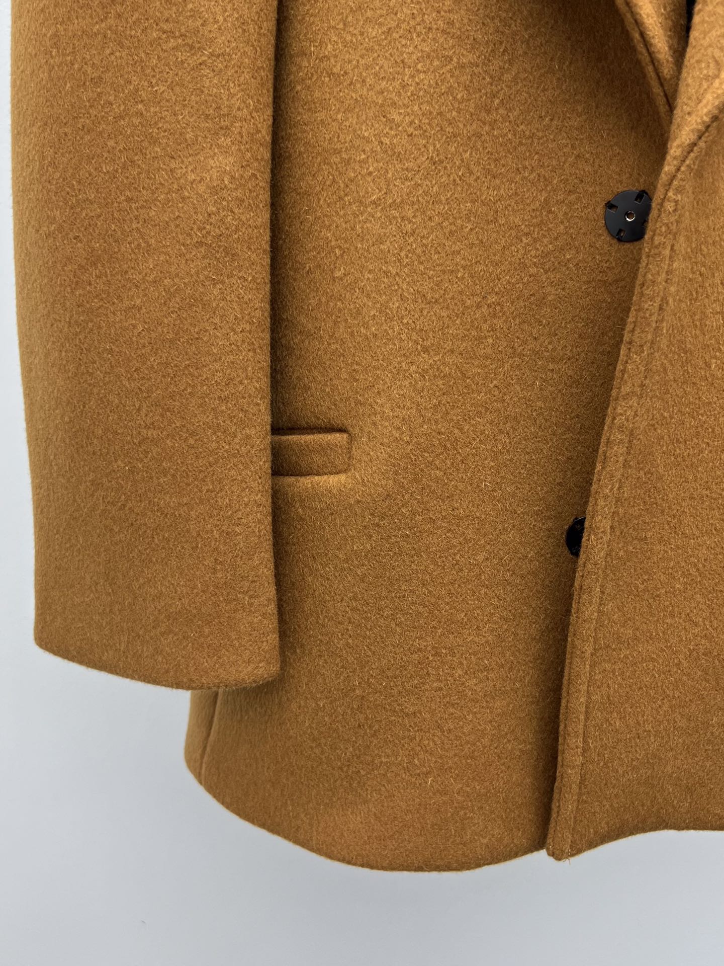Saint Lauren-Inspired Cocoon Wool Coat