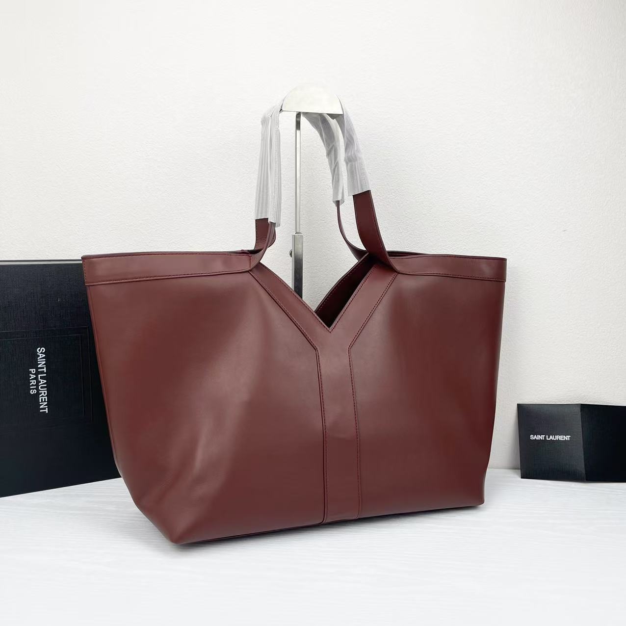 YSL- Grain Leather Tote Bag