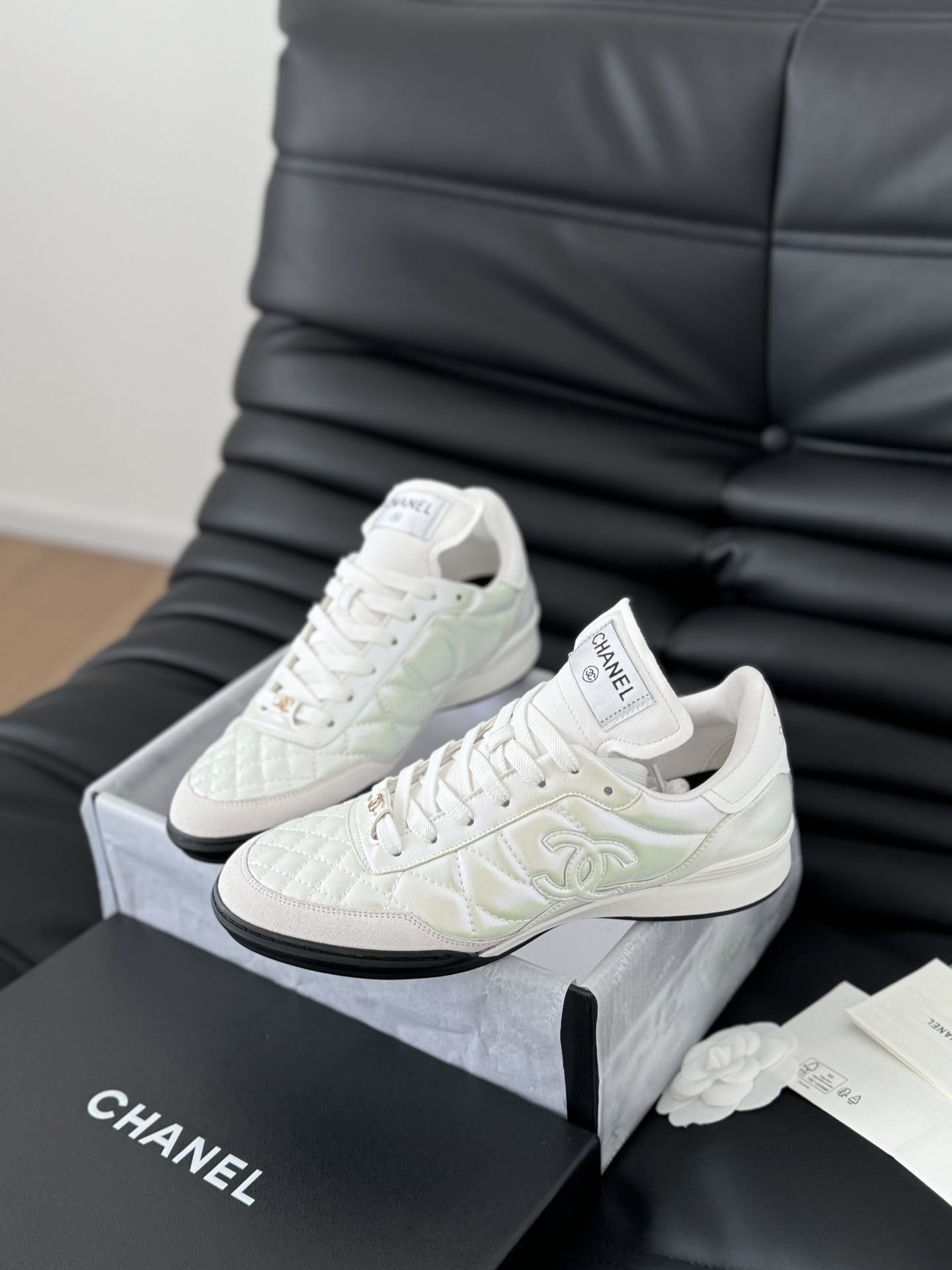 Chanel baseball shoes