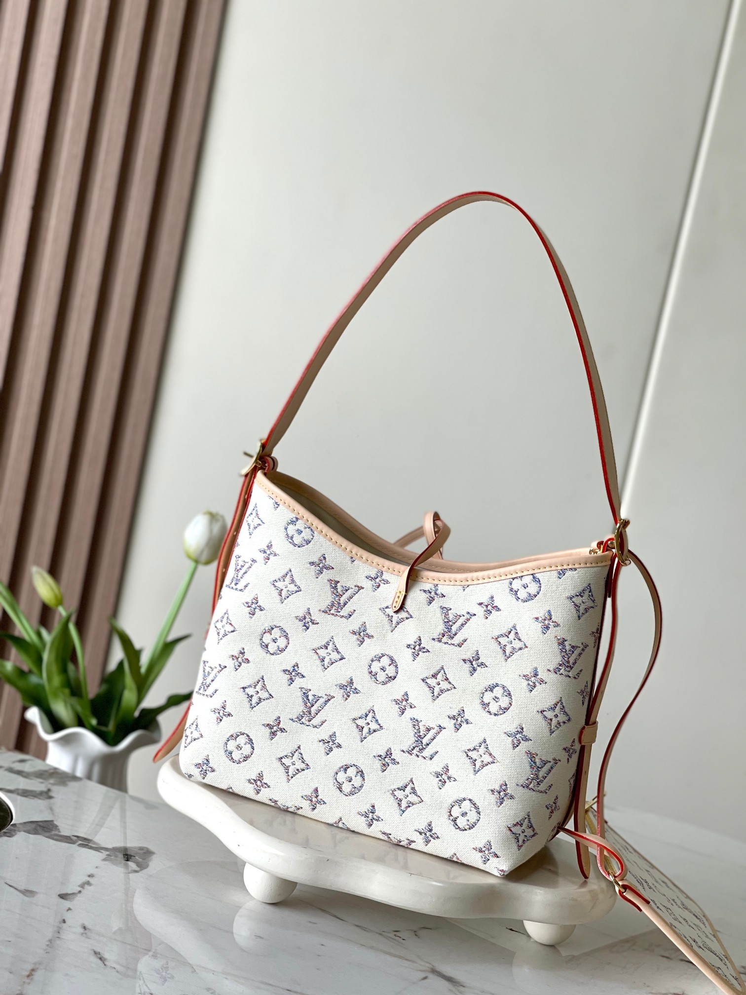 Louis Vuitton M24707 CarryAll PM Beige