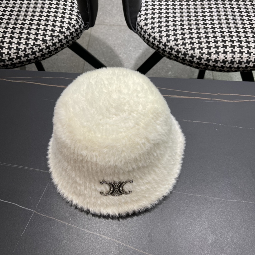 Celine 2024 new autumn and winter small fragrance style fisherman hat