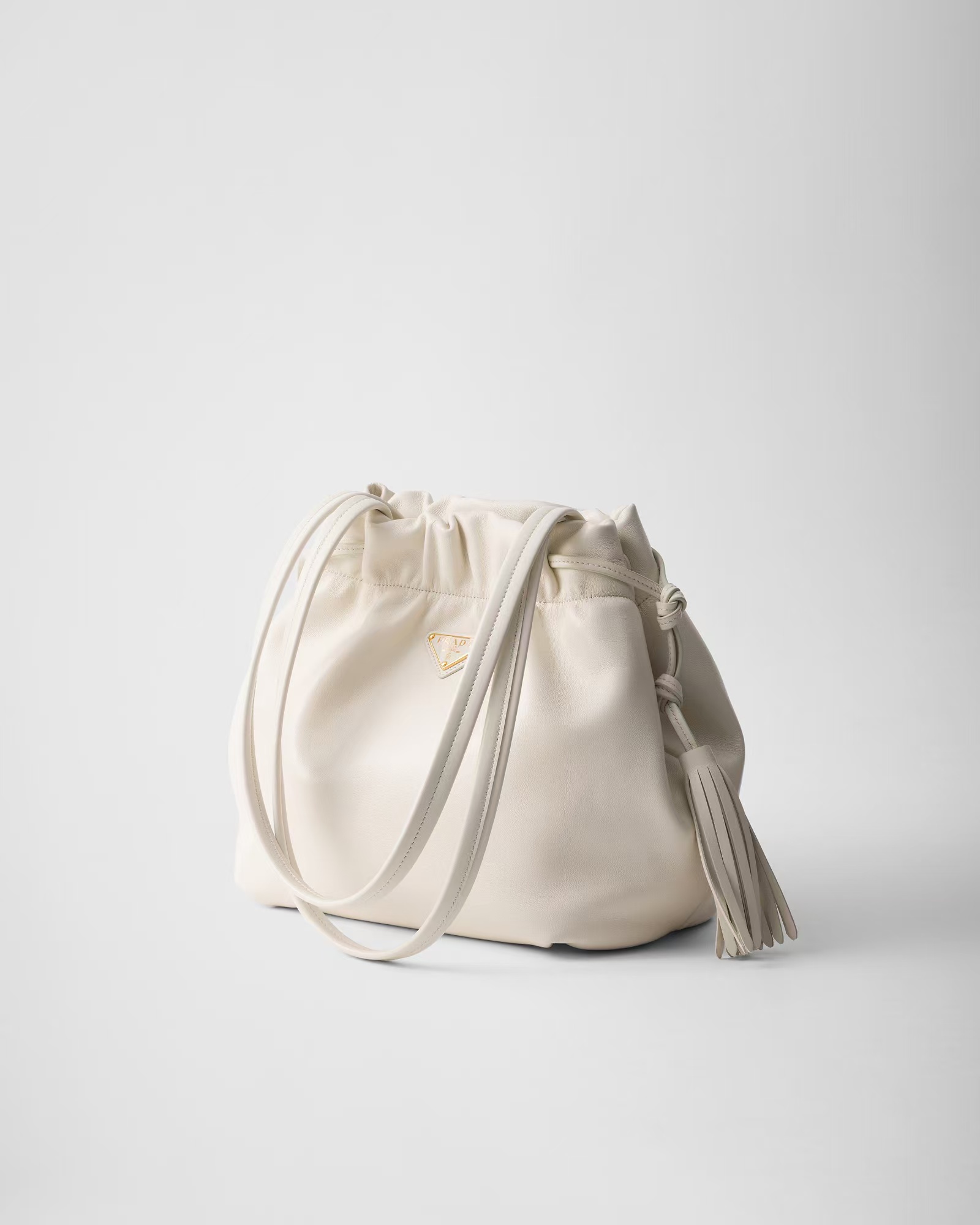 Nappa leather shoulder bag