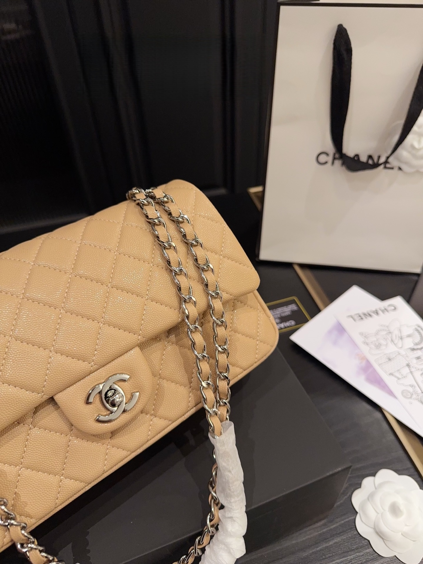 Chanel Classic Flap Bag-Caramel