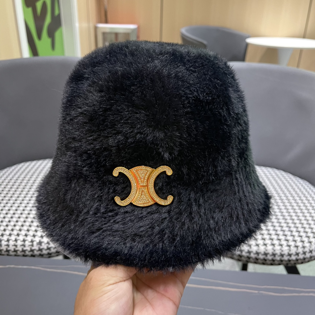 Celine 2024 new autumn and winter small fragrance style fisherman hat
