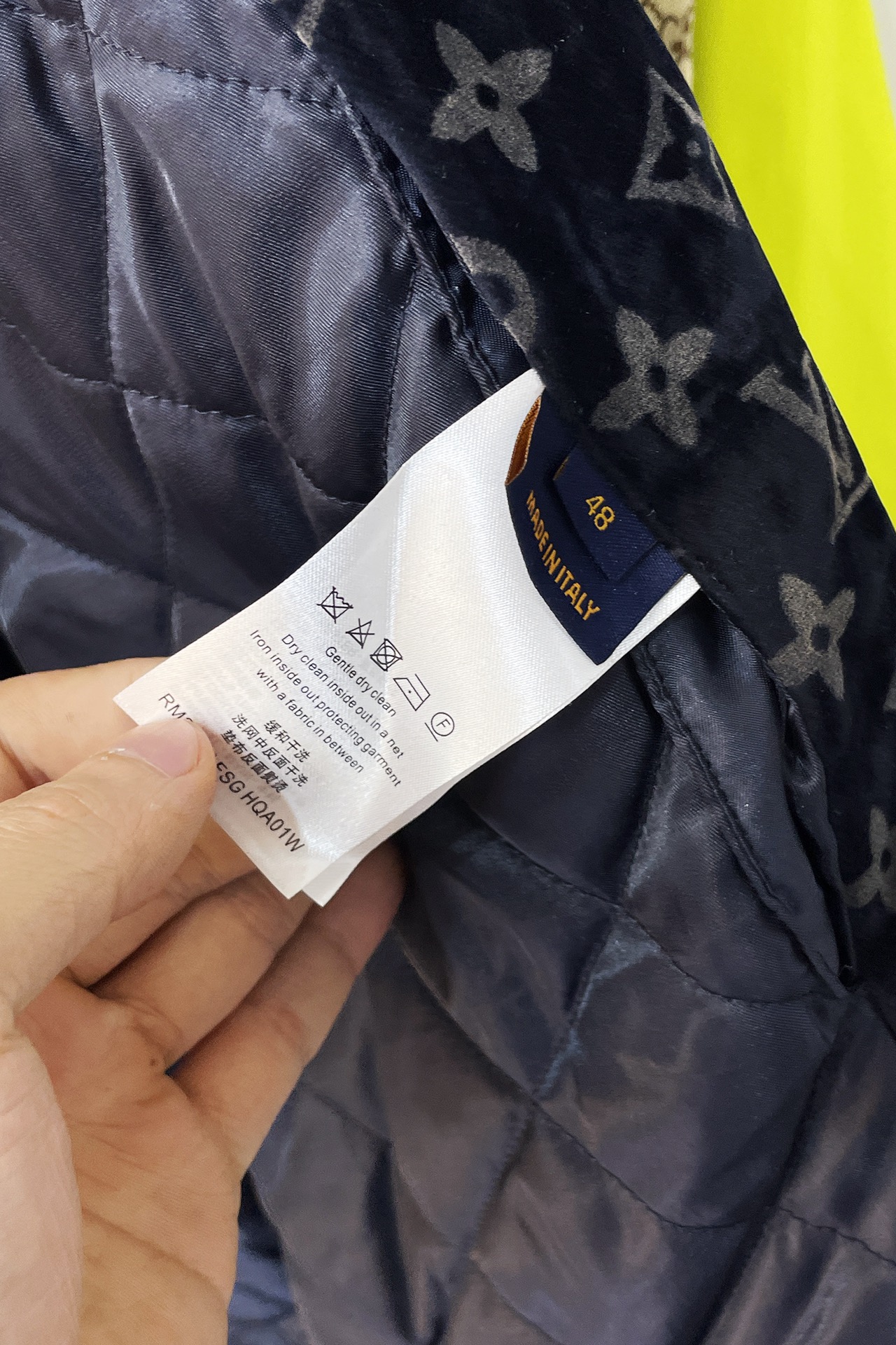 Louis Vuitton New Bleached Flame Denim Jacket