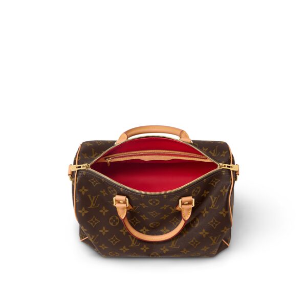 Louis Vuitton M11945 Speedy Soft 30 Crafty Monogram Red