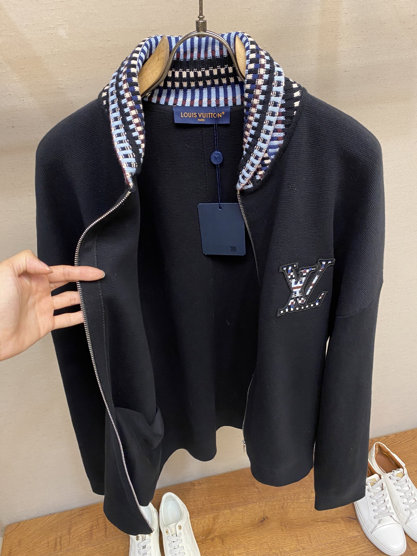 LV Knit Bomber