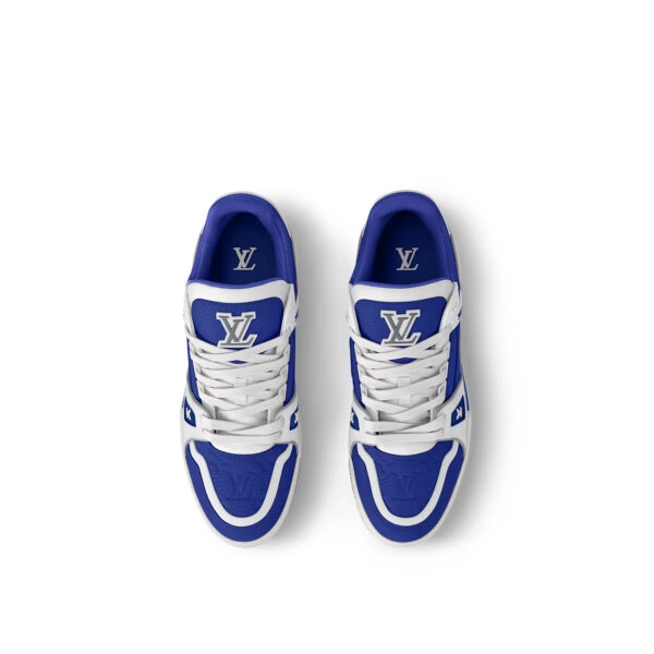Louis Vuitton 1ADHS2 LV Trainer Sneaker Gaston Blue