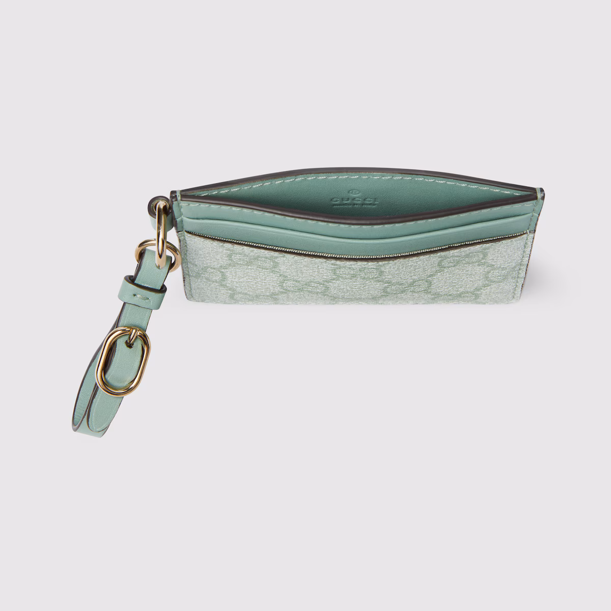 GG Emblem card case with strap-819121