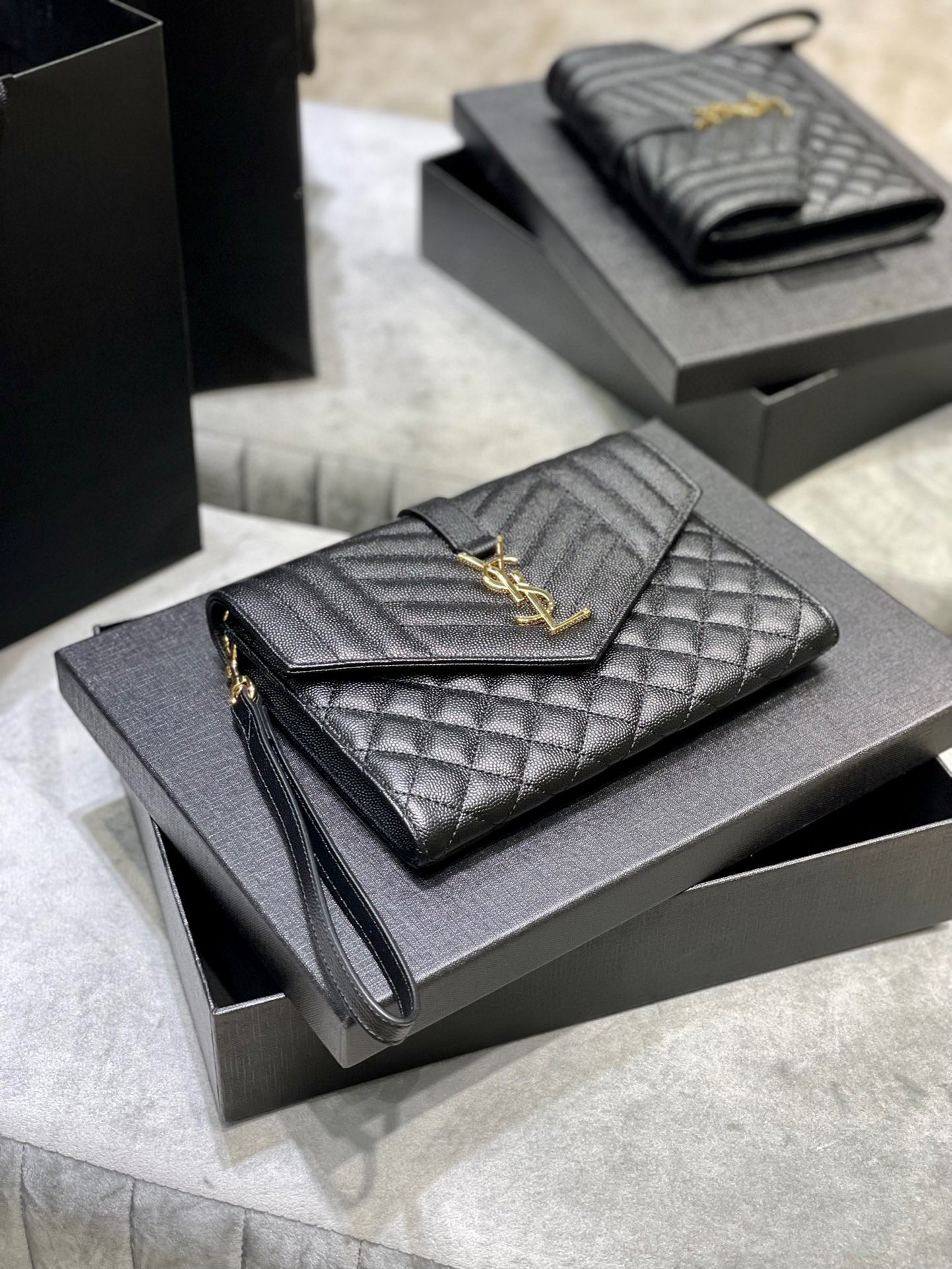 Saint Laurent Envelope Flap Pouch