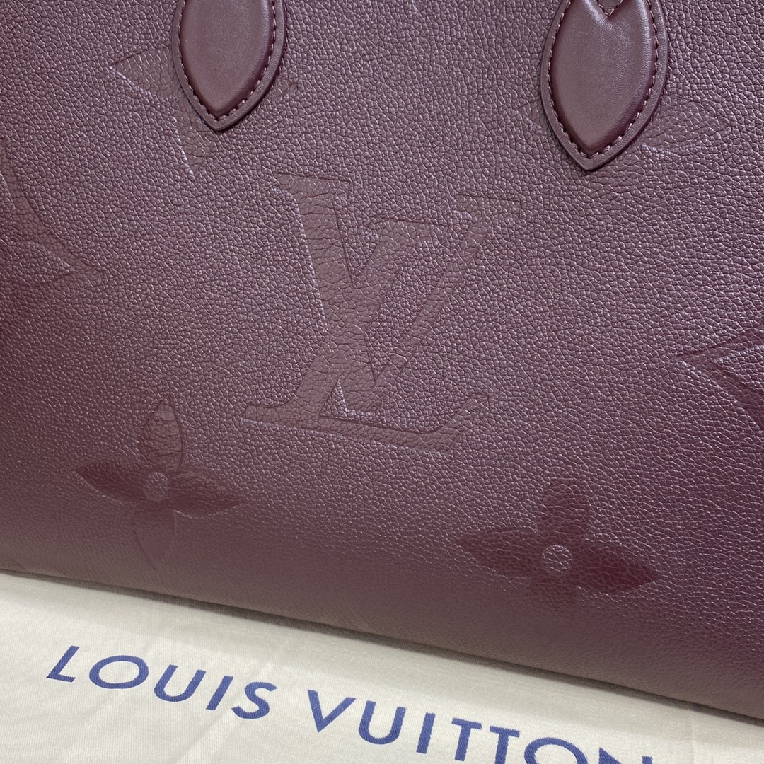 Louis Vuitton OnTheGo MM M46601 Wine Red