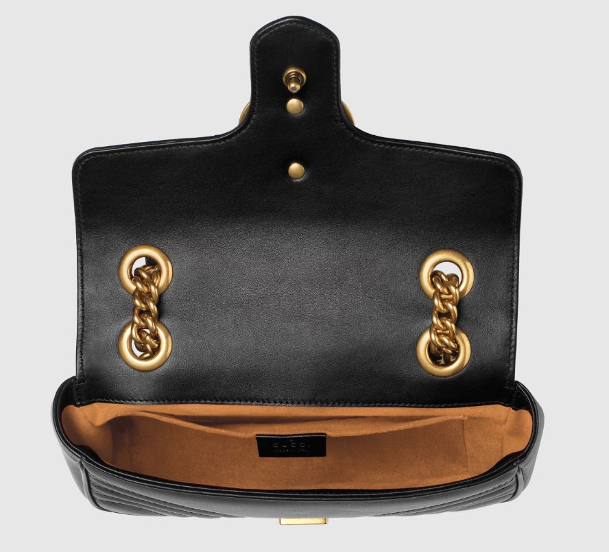 GG MARMONT MATELASSÉ MINI BAG-Black-446744