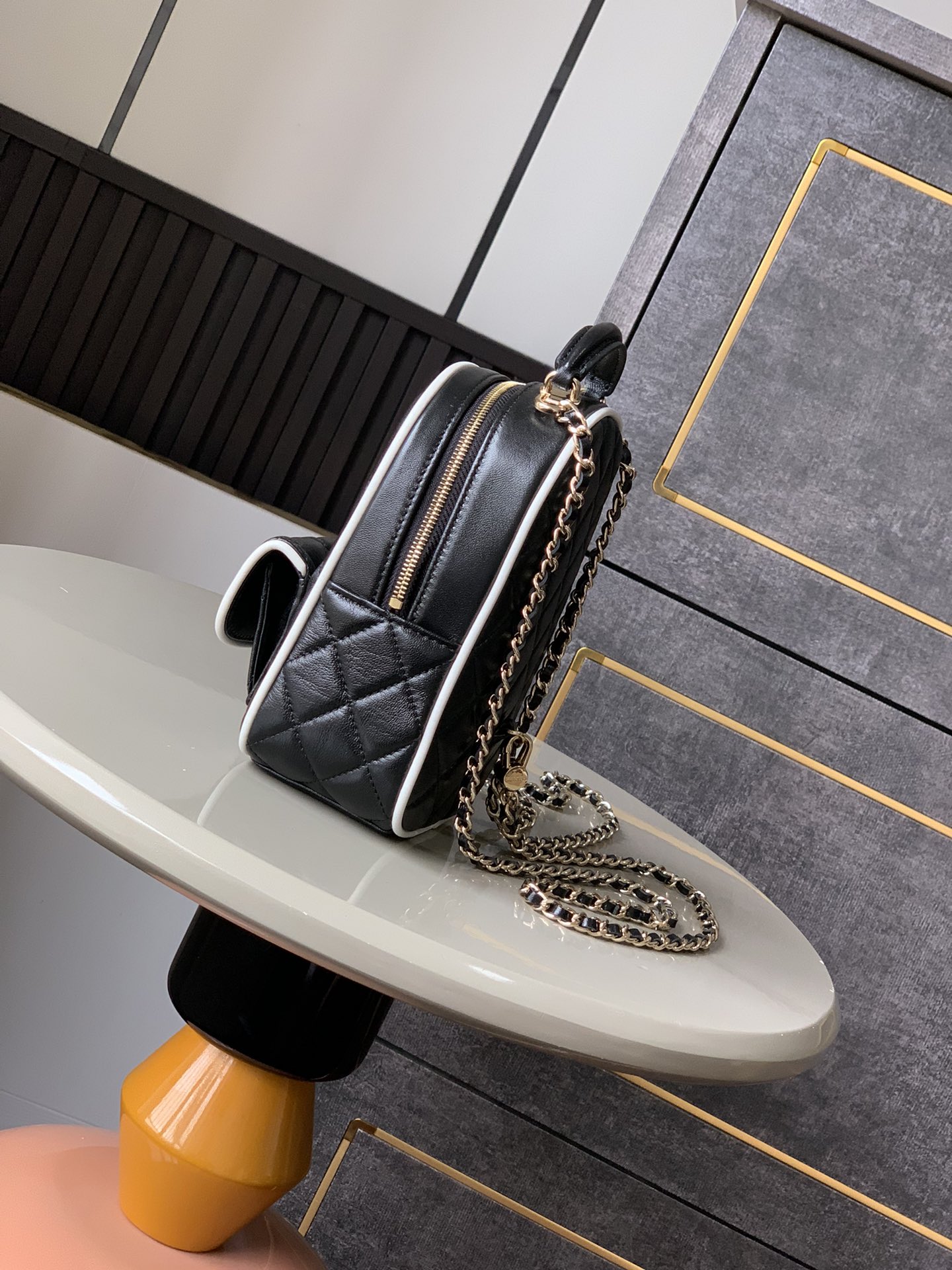 Chanel-Black- mini backpack