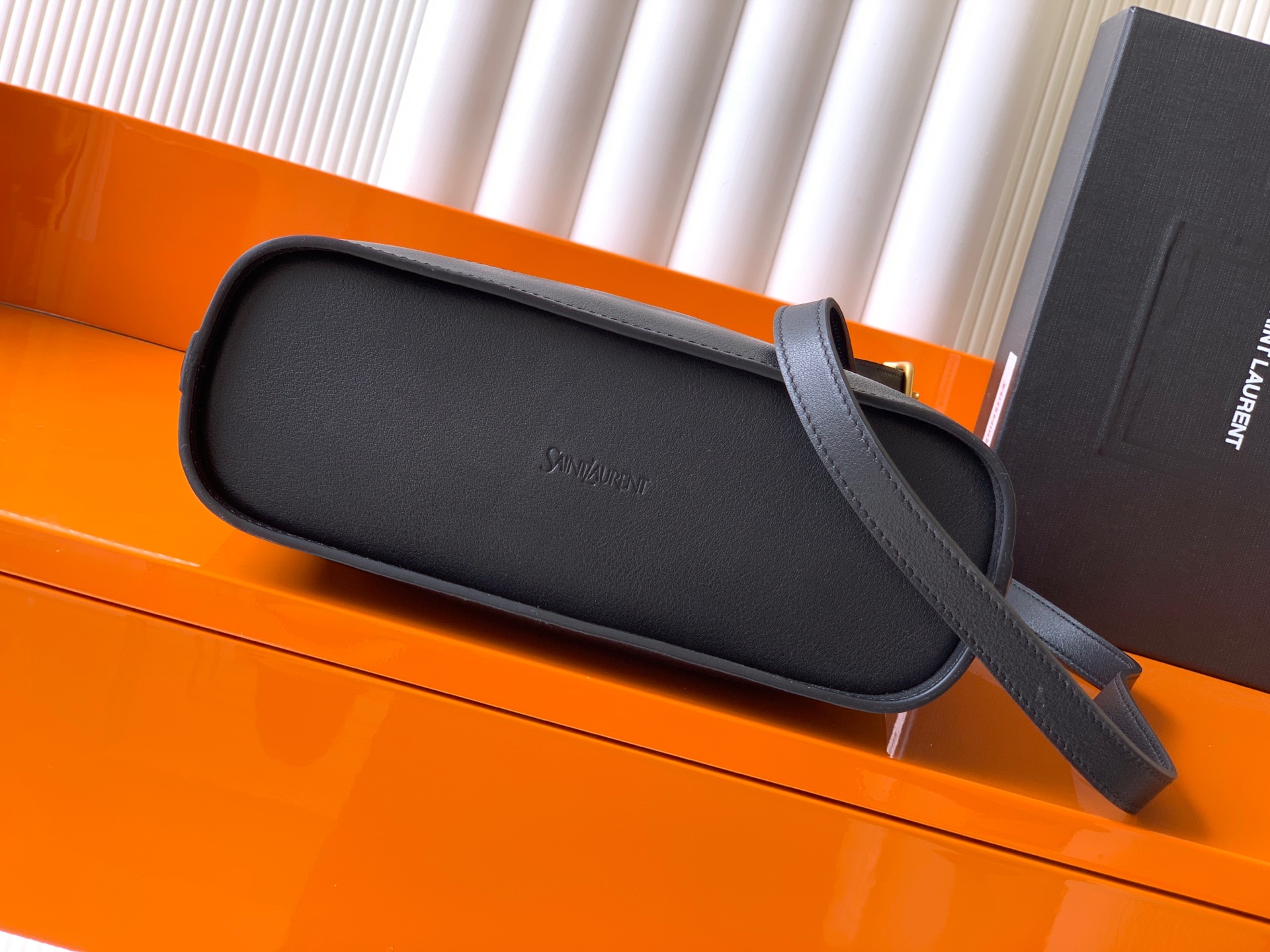 YSL Y small bucket in leather