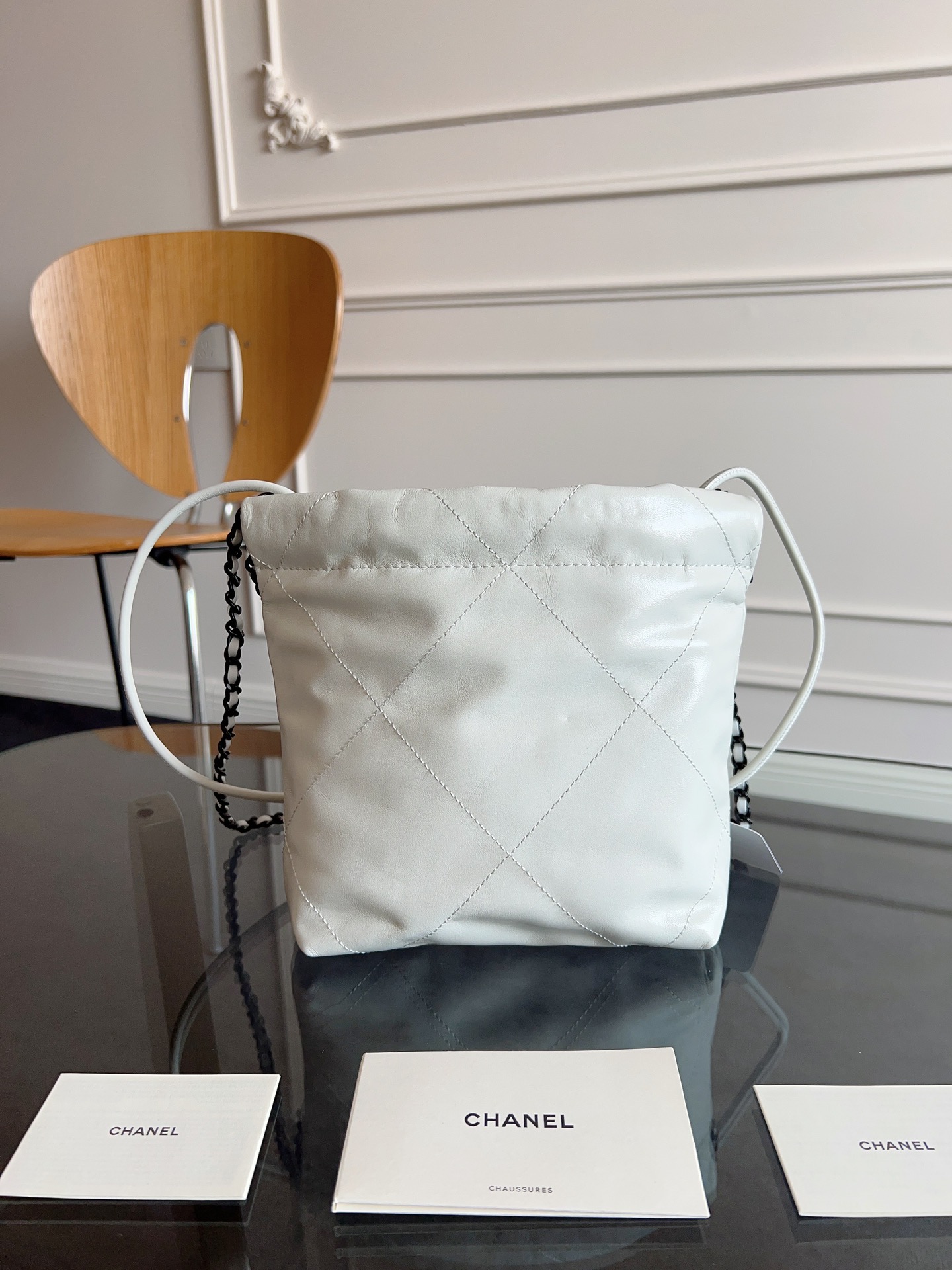 Chanel 22 Bag -White