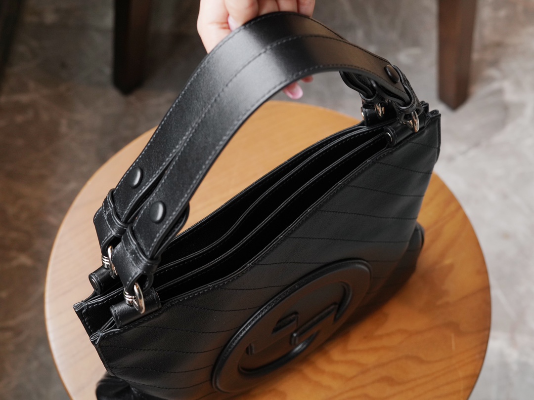 GUCCI BLONDIE SMALL TOTE BAG-Black-751518