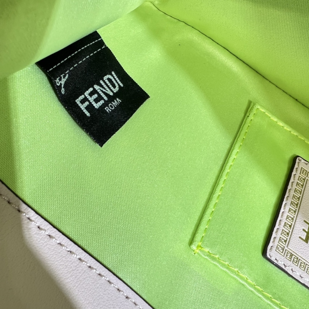 Fendi-Versace by Signature Square Baguette Handbag