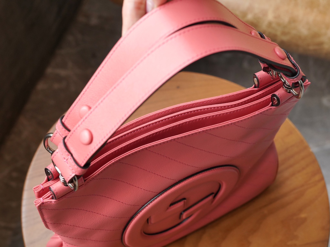 GUCCI BLONDIE SMALL TOTE BAG-Pink-751518