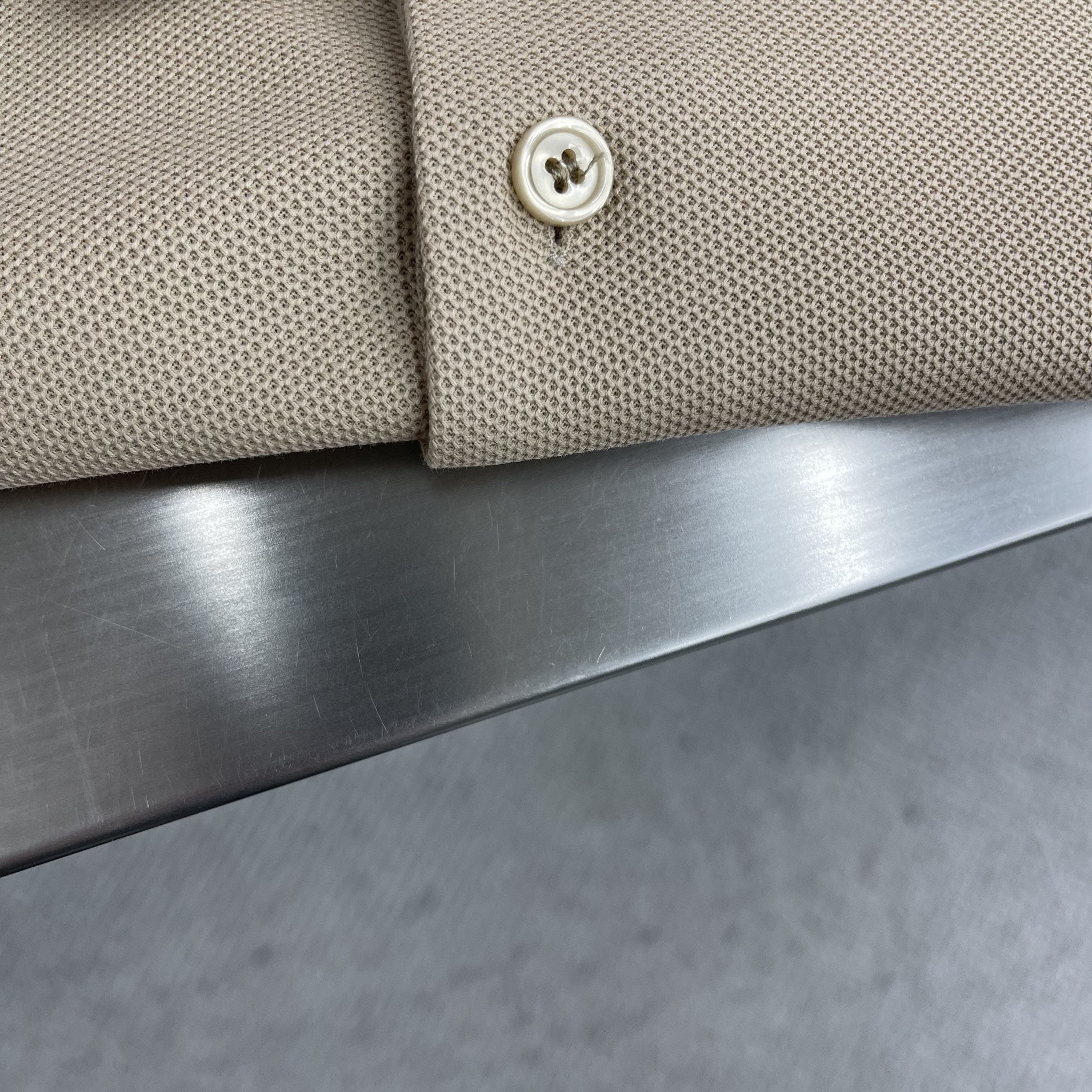 BBR Contrast Check Collar Ribbed Piqué Turn-Down Collar Polo