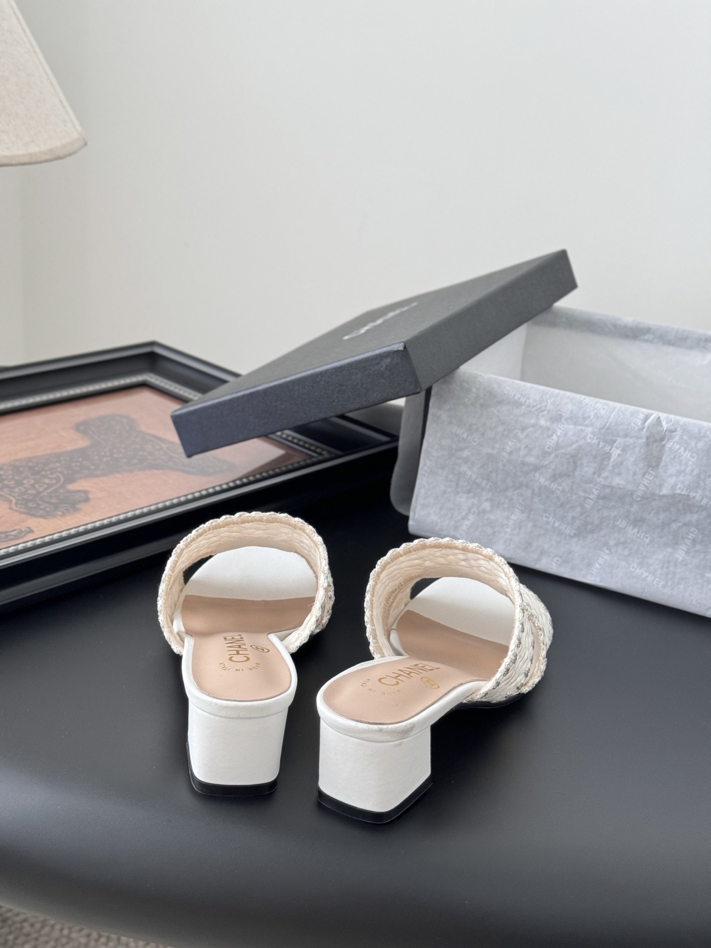 Chanel 25P New Double C Slide Sandals