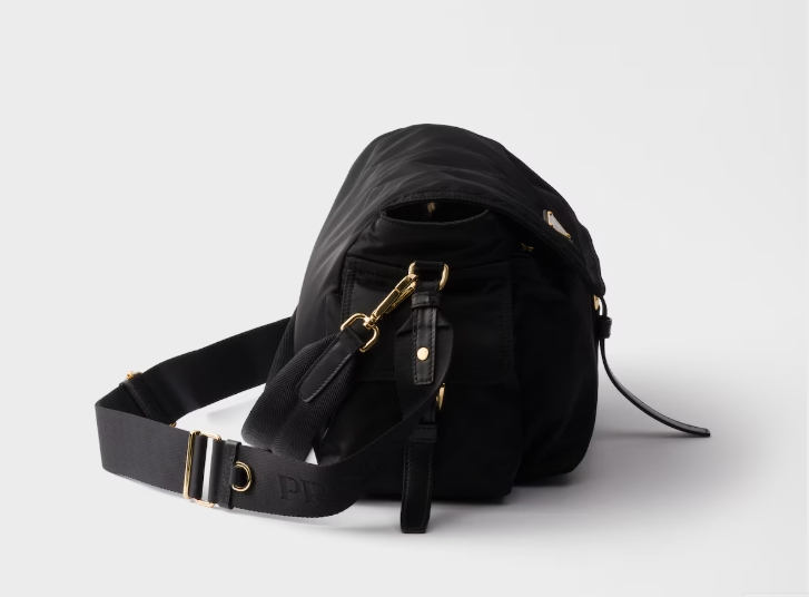 Prada Explore large Re-Nylon shoulder bag with flap