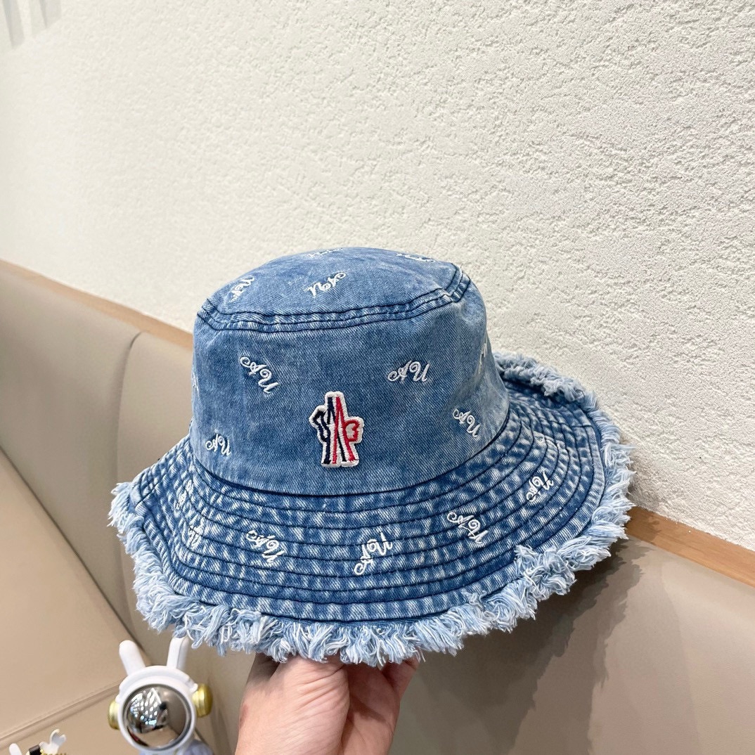 Moncler Denim Bucket Hat