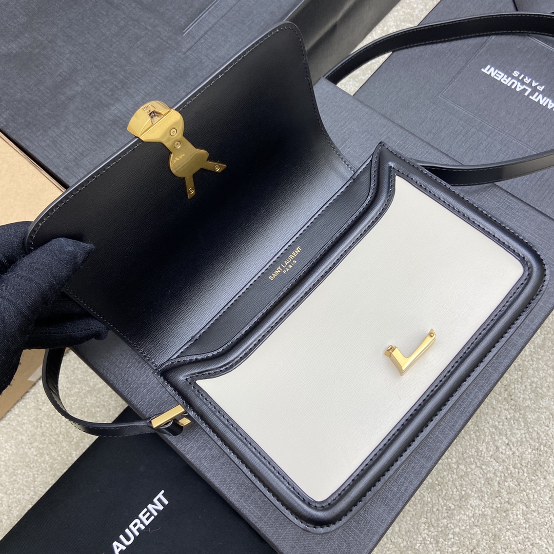 black with white toothpick bag