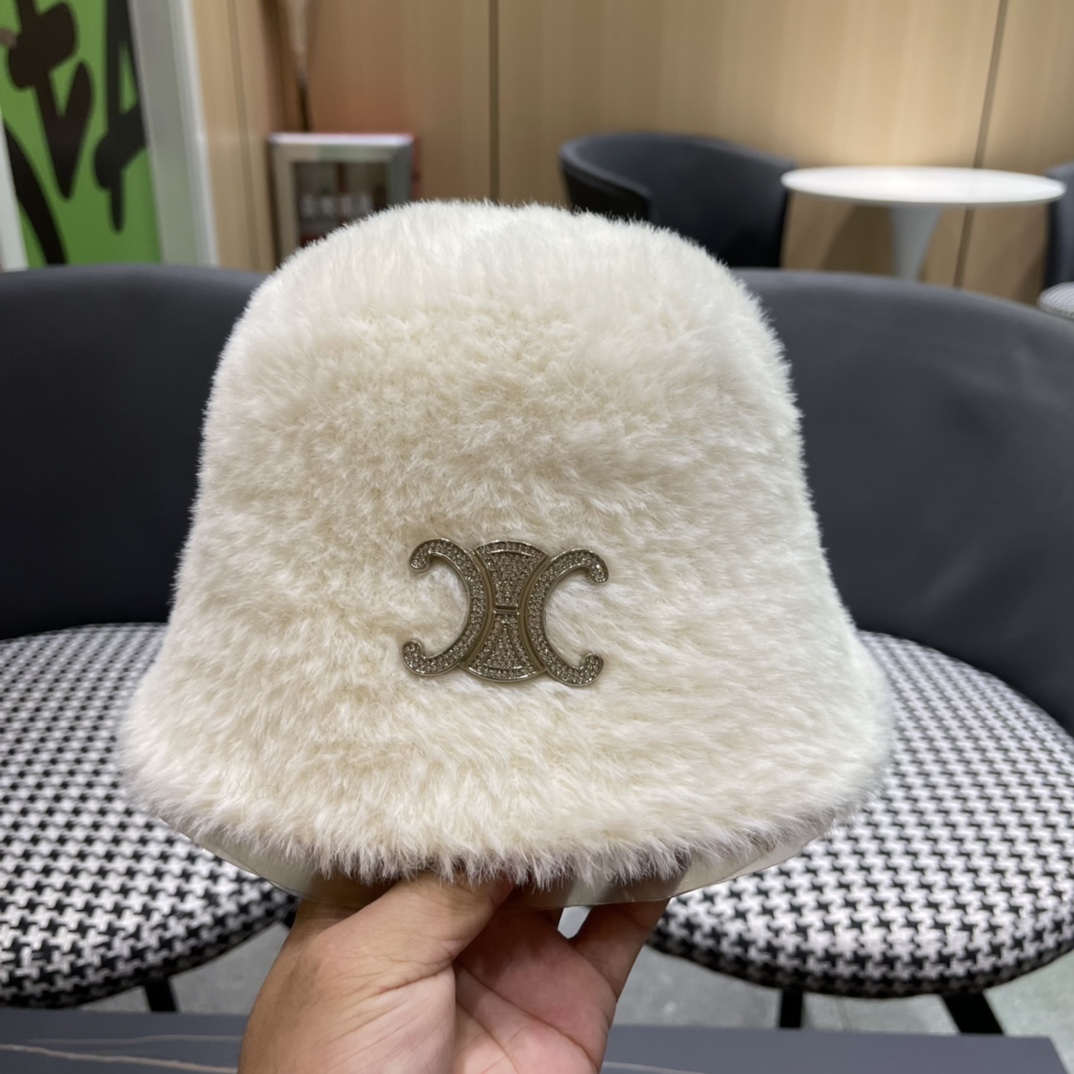 Celine 2024 new autumn and winter small fragrance style fisherman hat