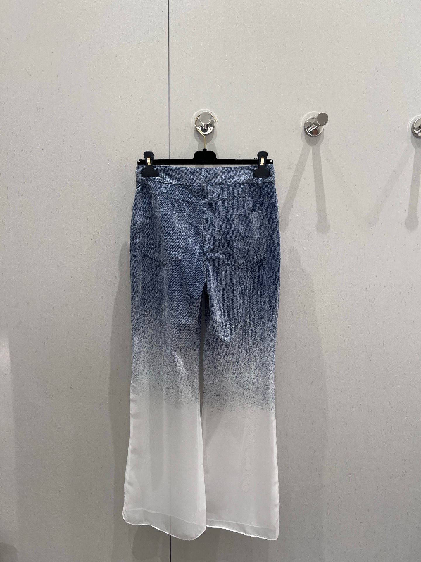 Chanel 25SS Spring/Summer collection* velvety gradient long-sleeve shirt + pants set