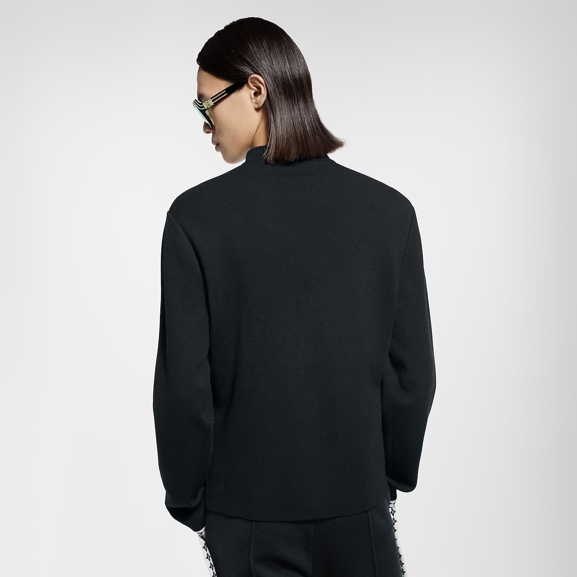 LV 1AGTLM Preppy Knitted Wool Blazer