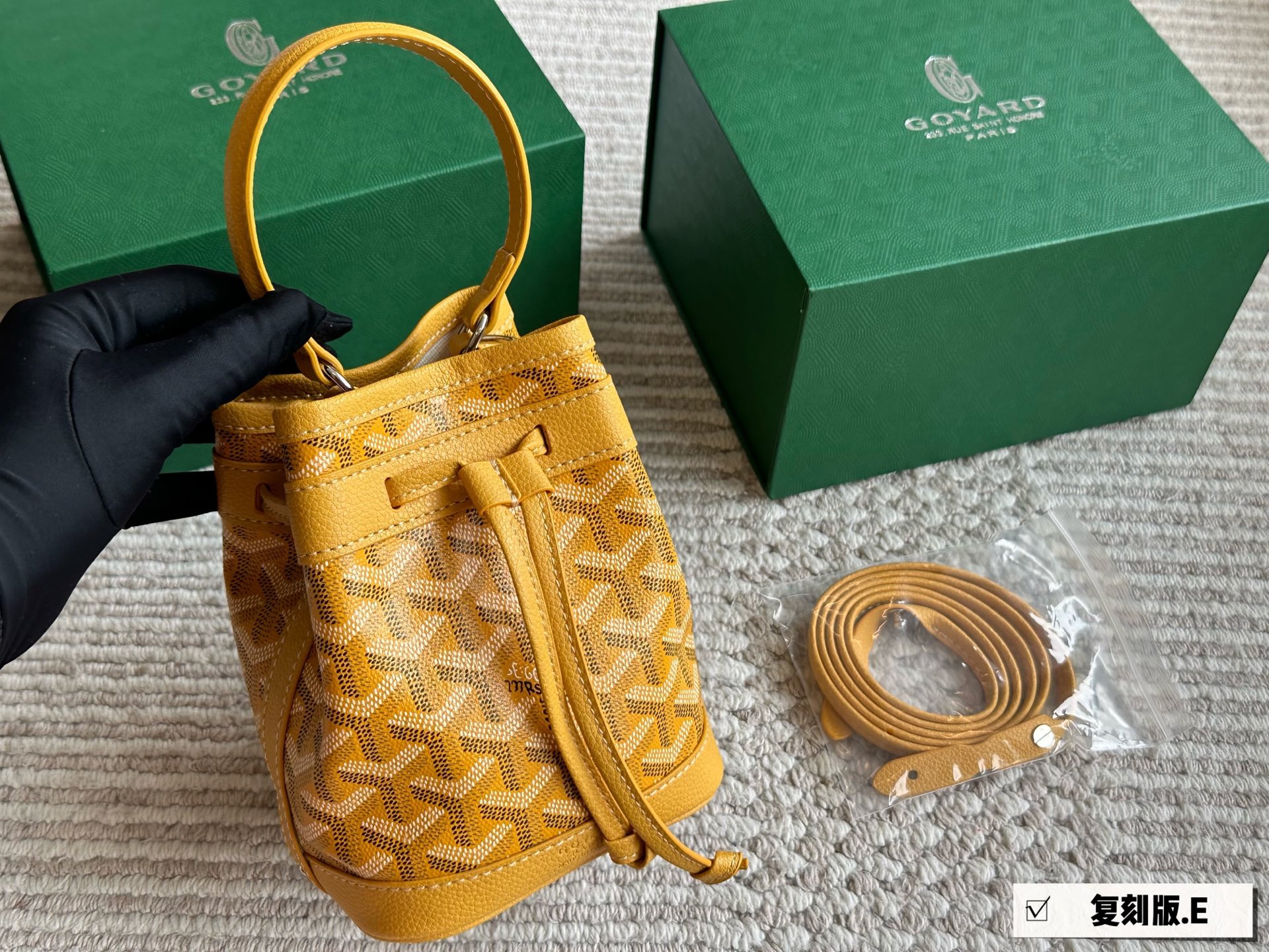 Goyard Petit Flot Mini bucket bag