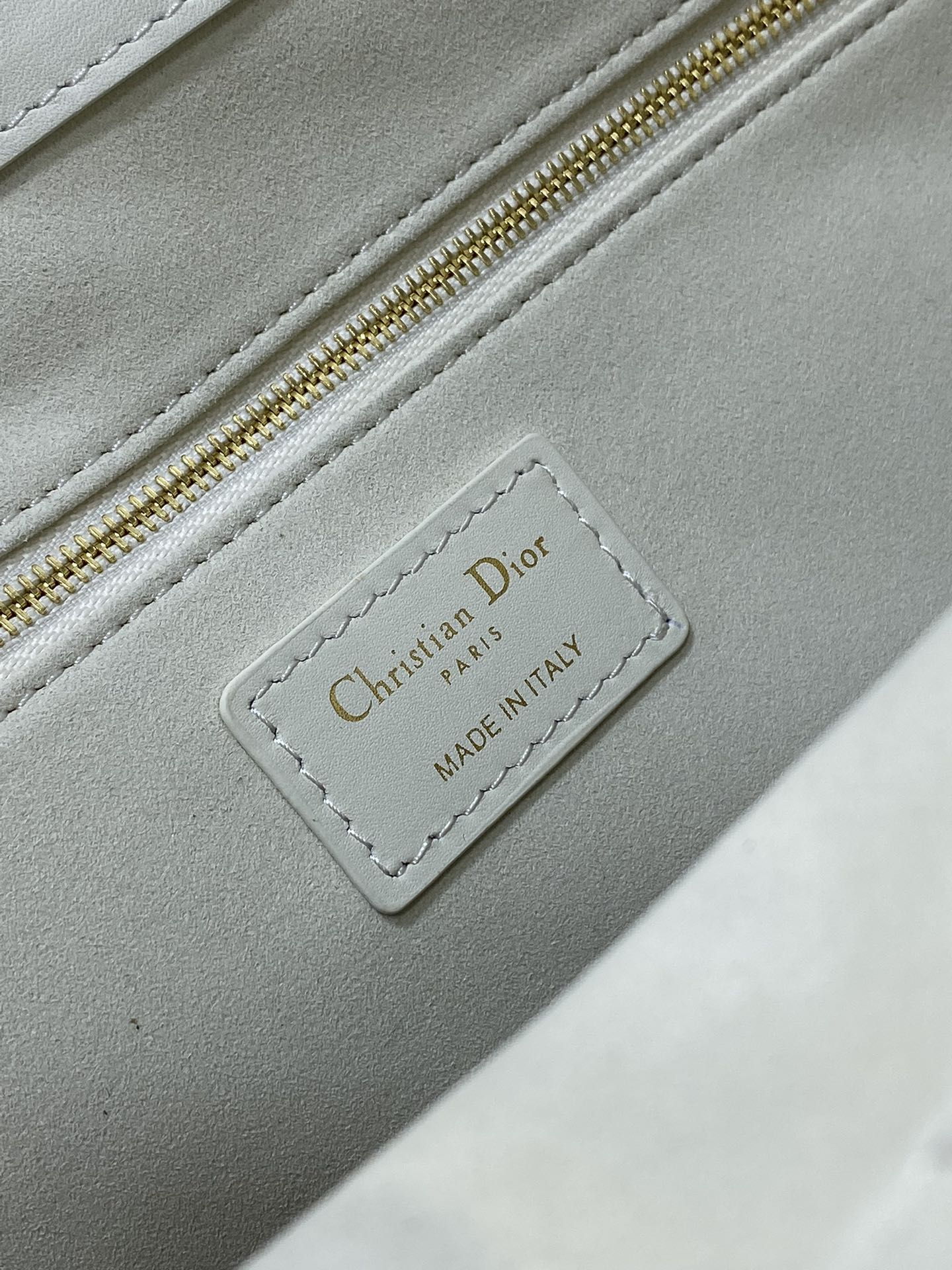 Dior Book Tote-Latte Macrocannage Calfskin