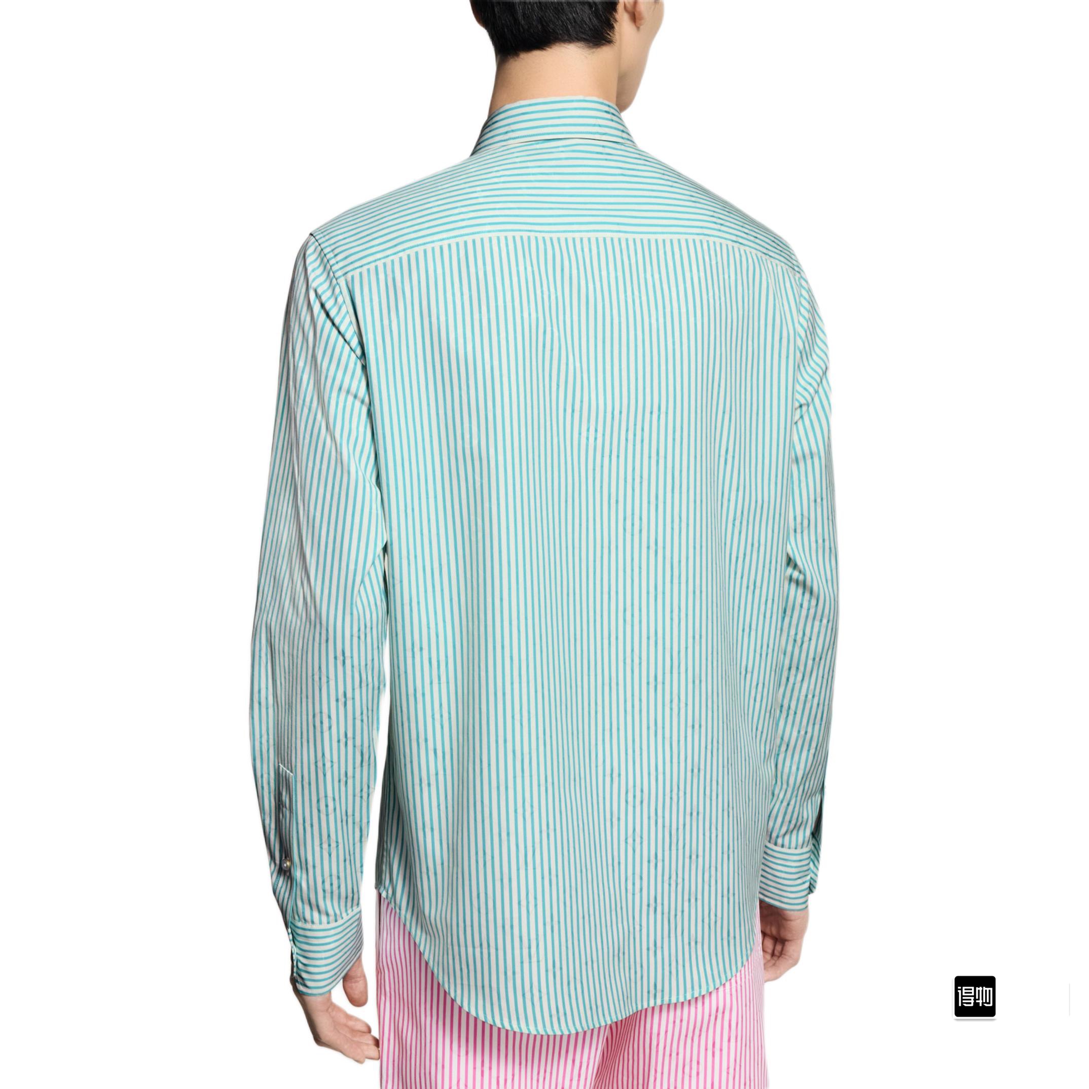 1AHVXJ New Monogram Striped Shirt