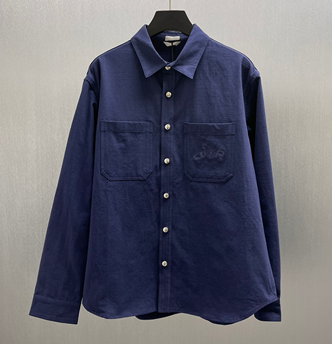 DIOR AND LEWIS HAMILTON Shirt Blue Cotton