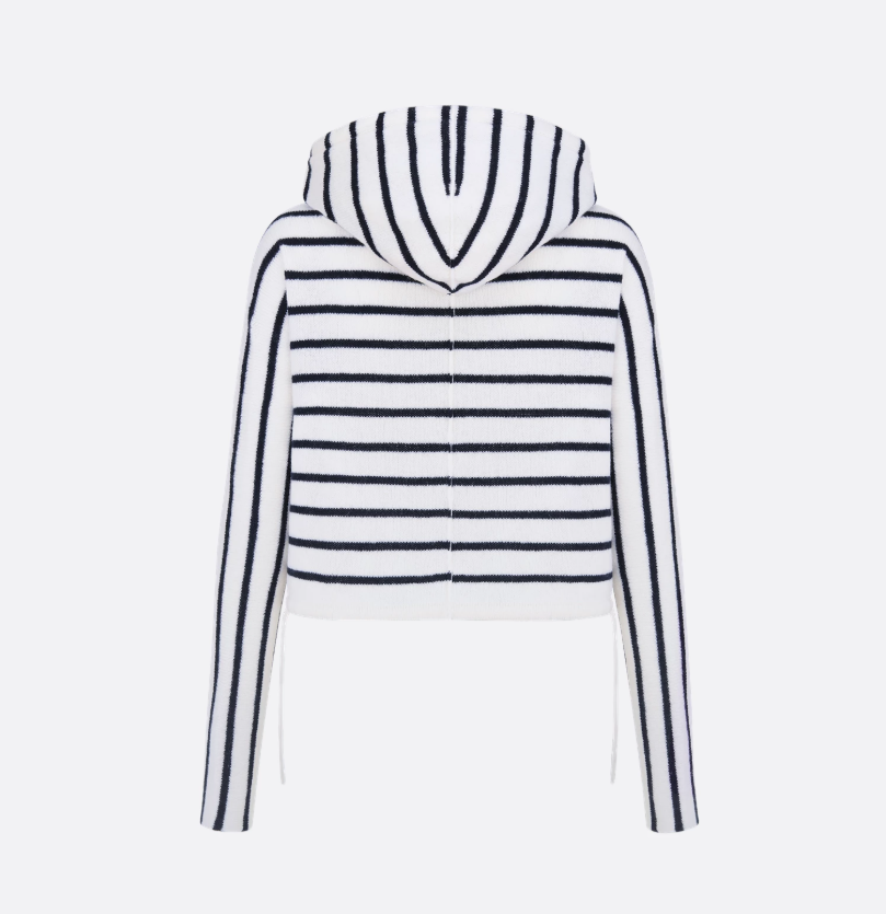 DIOR Hooded Zipped Cardigan