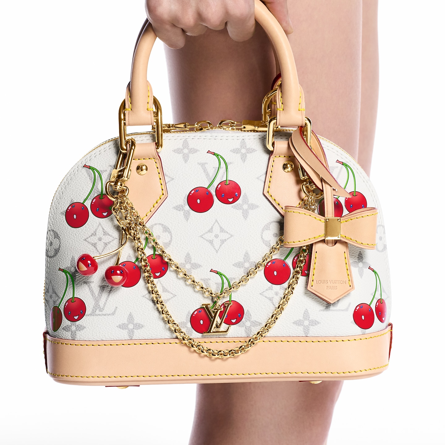 LV M02598 LV x TM Cerise Bag Chain