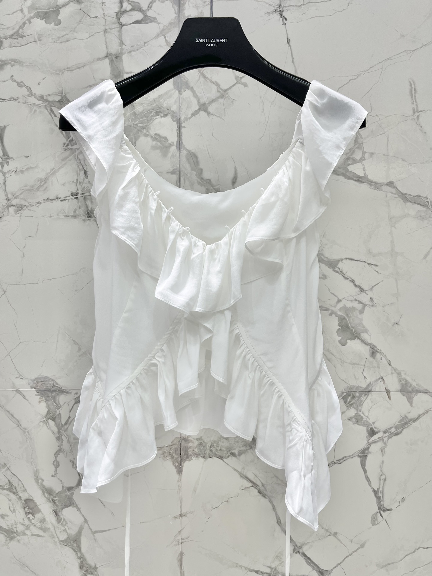 SAINT LAUREN Women's Ruffled Blouse