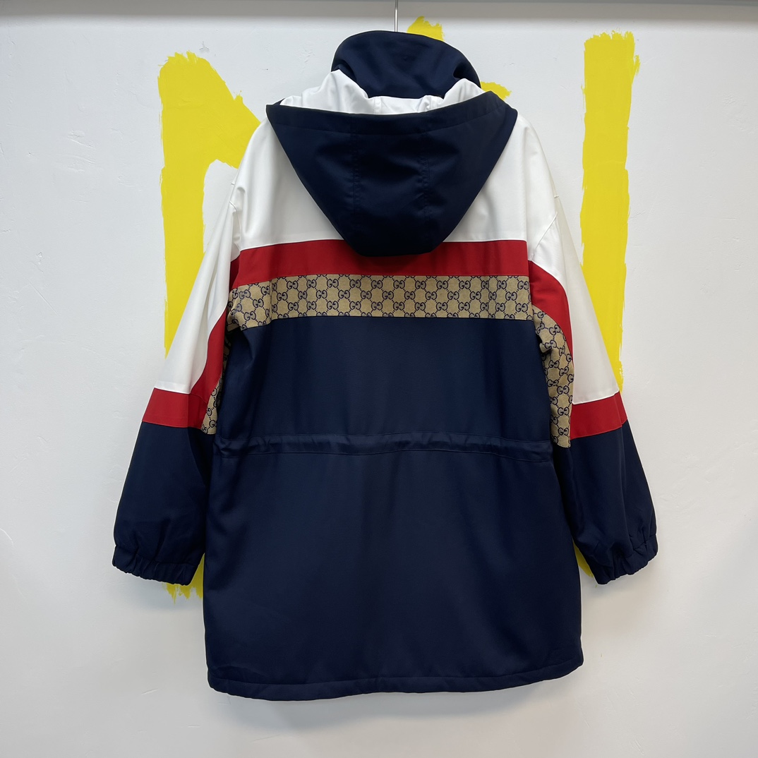 GUCCi Supercoat Long cotton-padded Jacket (padded jacket)