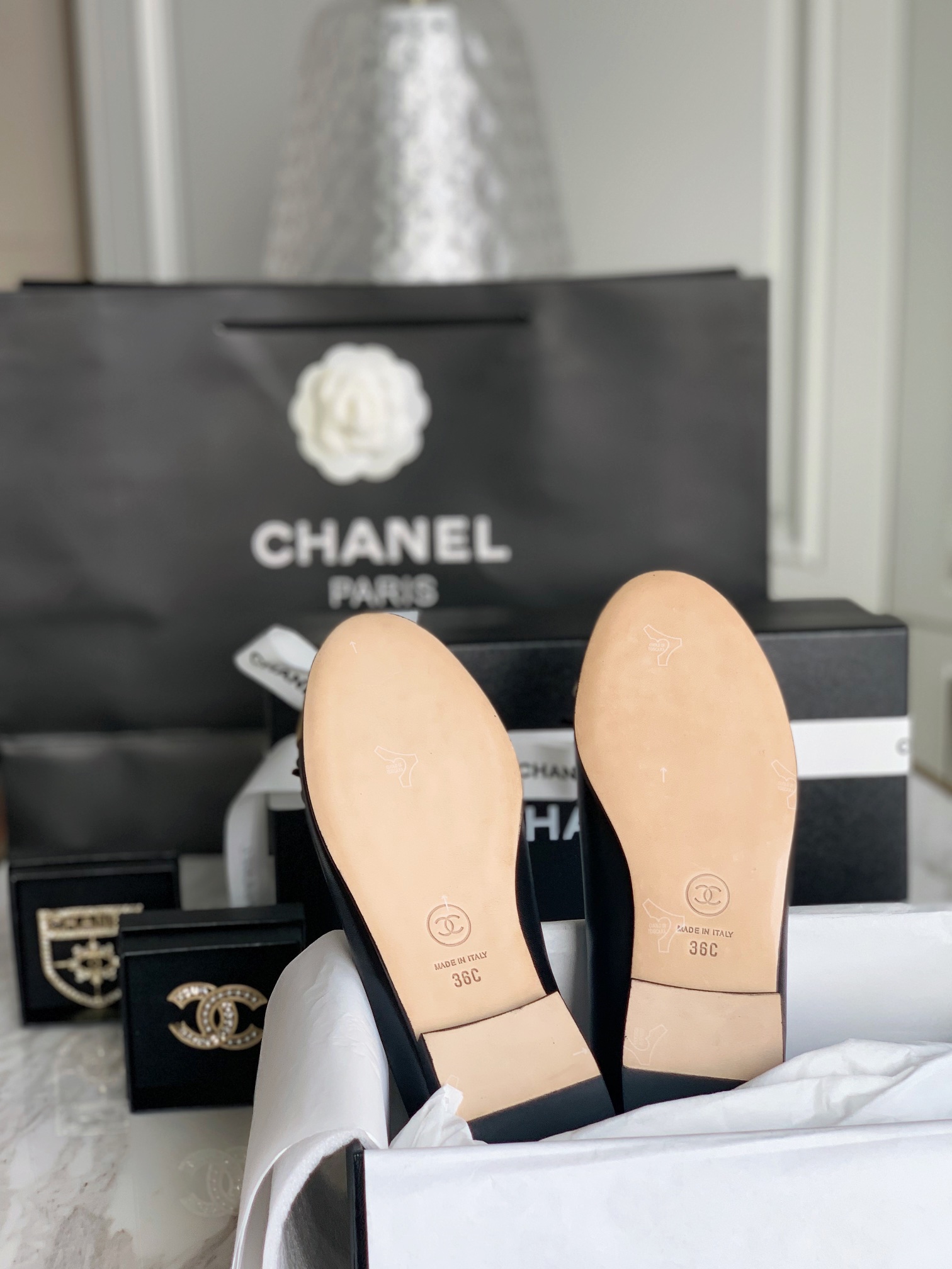 chanel flats-Classic-3 colors