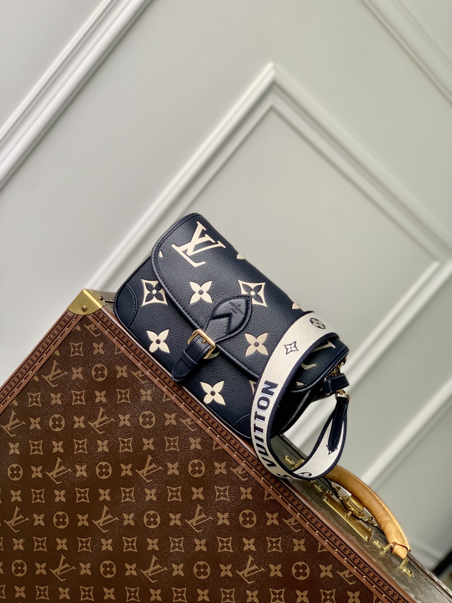 Louis Vuitton Navy / Crème M47161 Diane