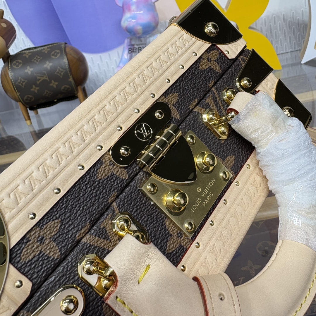 LV x TM M14040 Mini Square Trunk Cherry