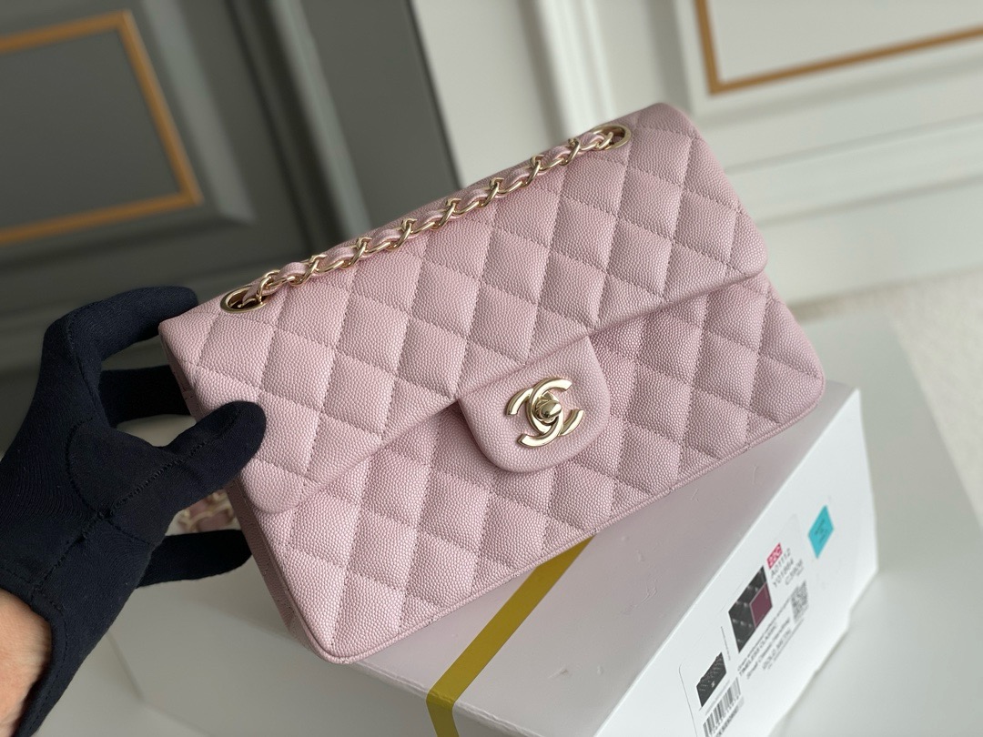 CHANEL Classic 11.12 Handbag Light Pink
