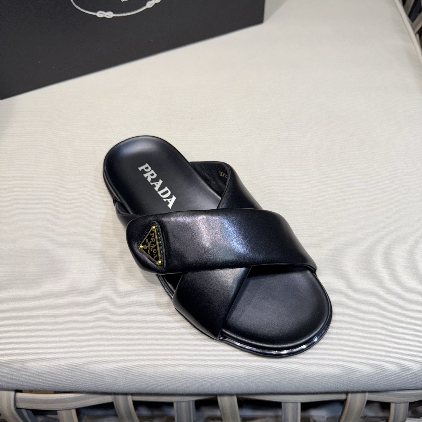 Prada Men’s Leather Sandals / Slides – New Arrival