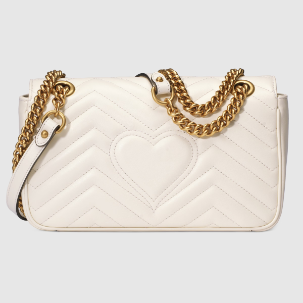 GG MARMONT SMALL SHOULDER BAG-White-443497