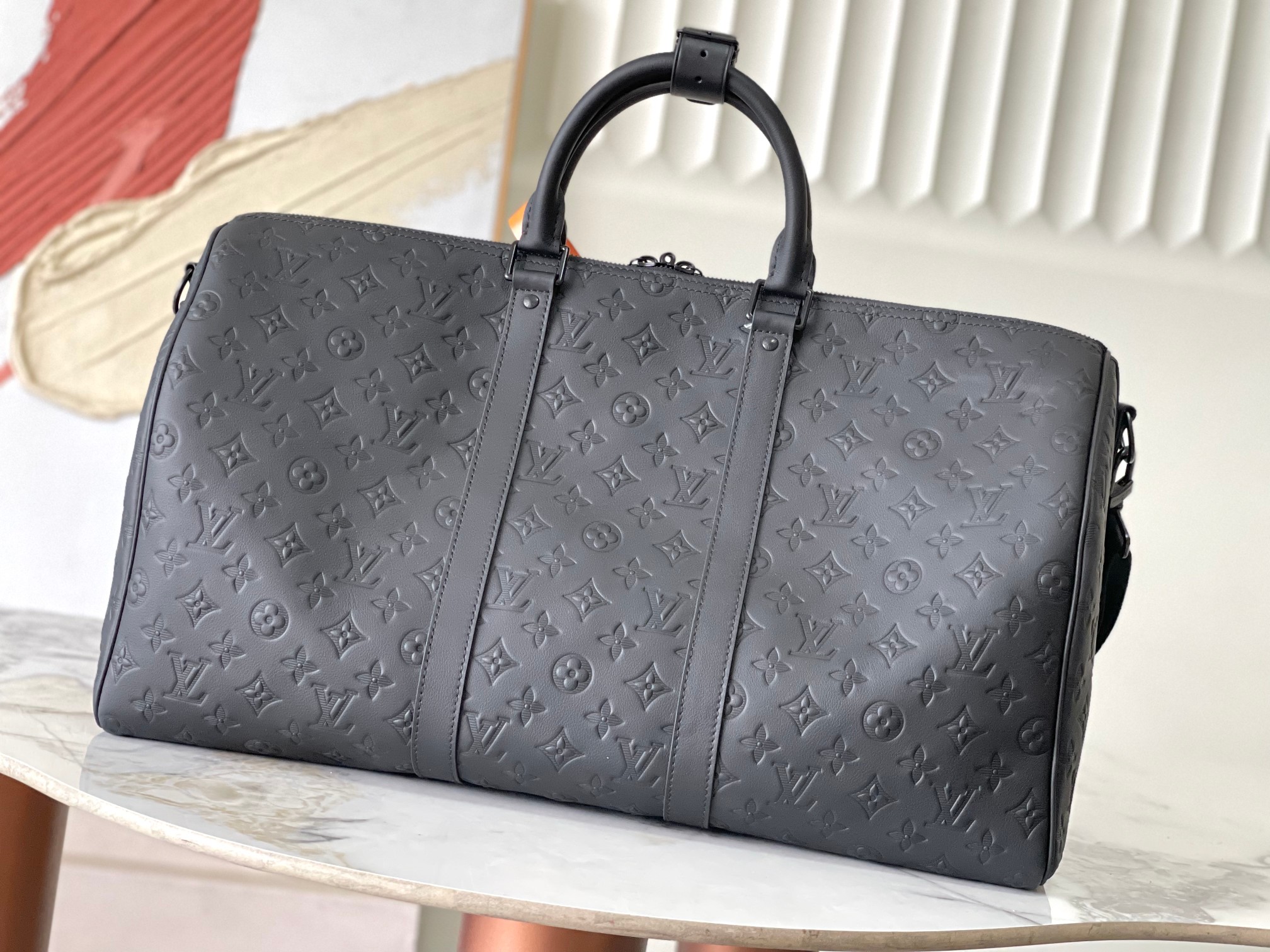 Louis Vuitton M44810 Keepall Bandoulière 50 Black