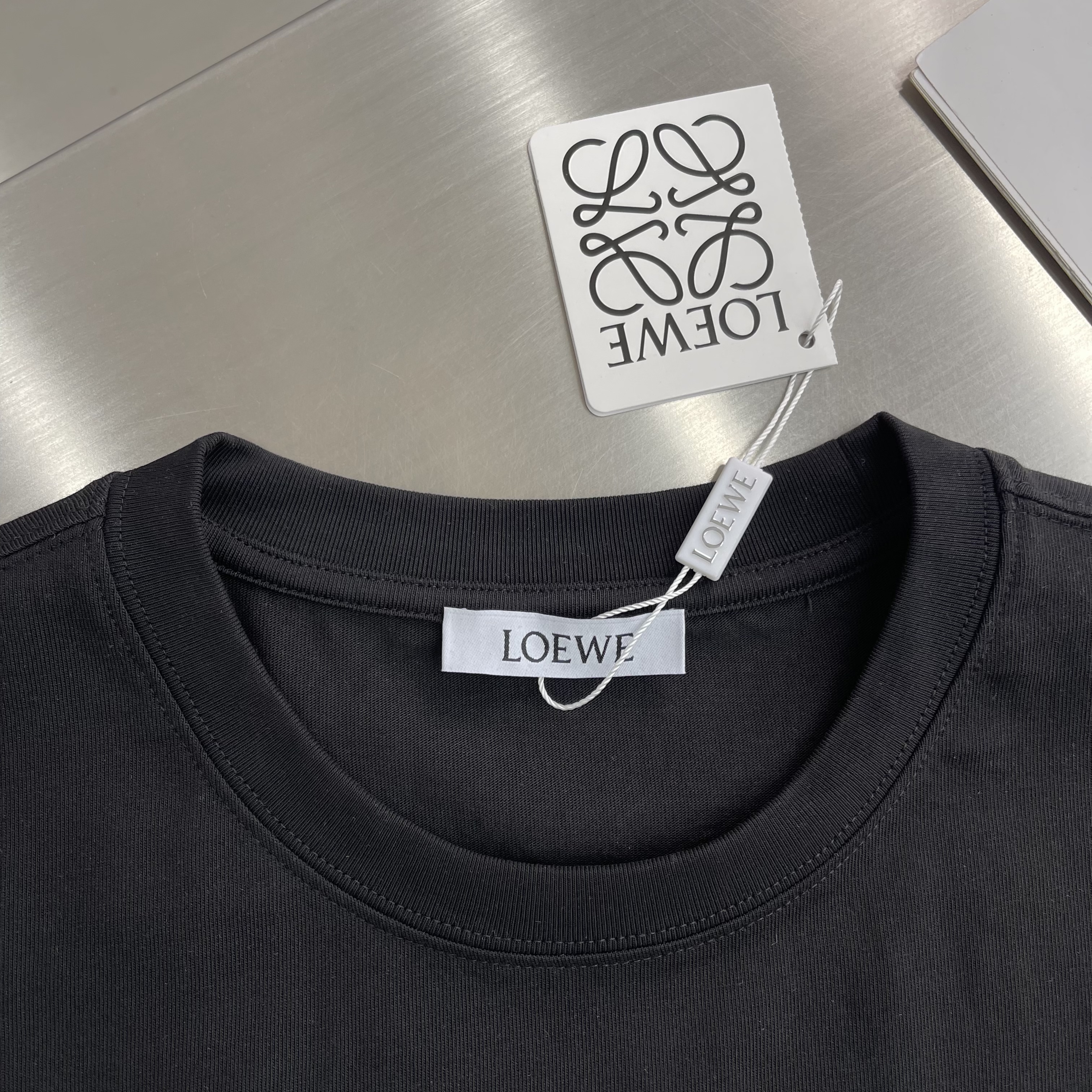 LOEWE 2025 SS Summer New Hand-Painted T-Shirt