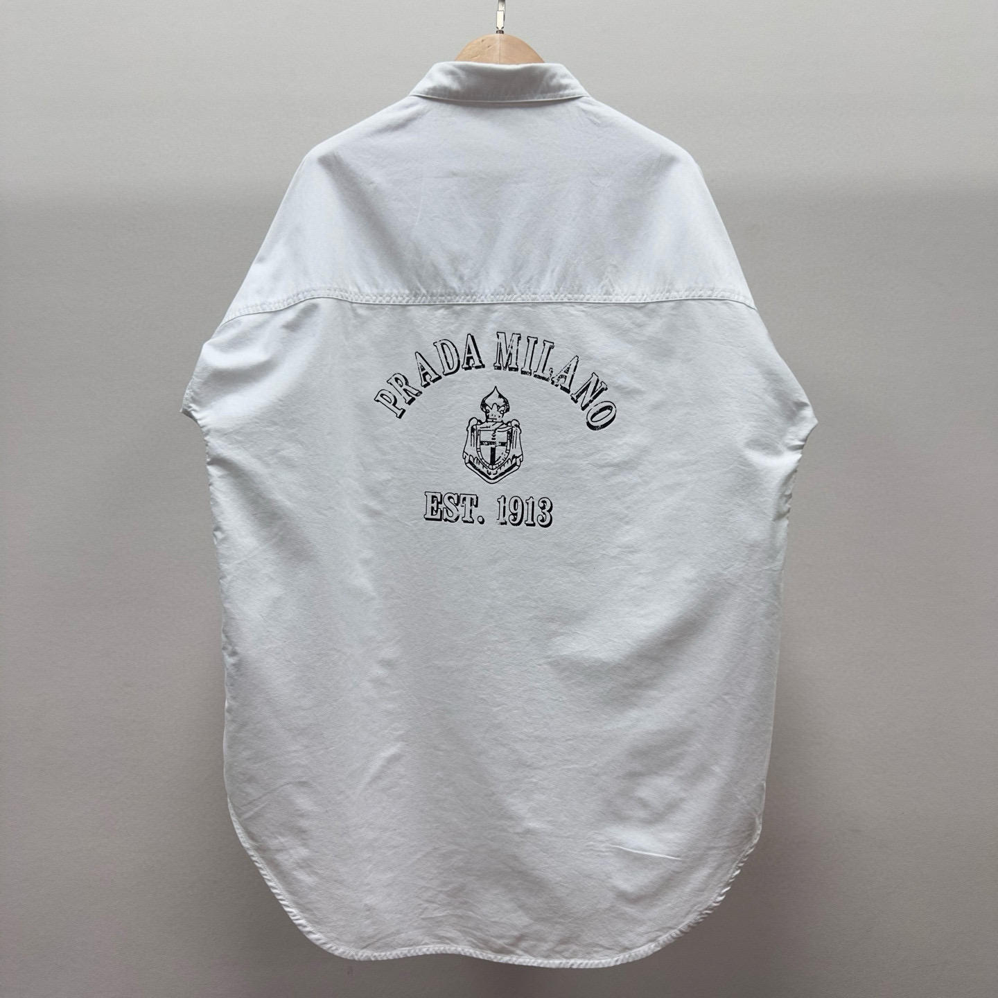 Prada Alphabet White Shirt