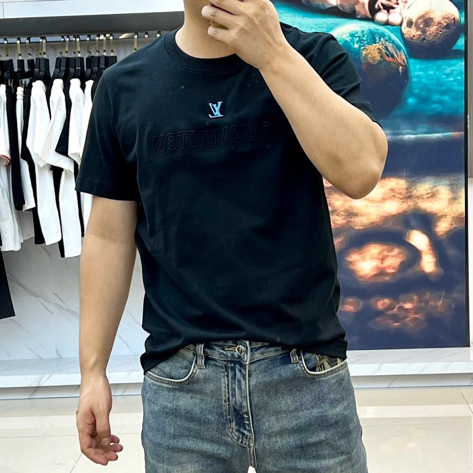LV- Spring/Summer round neck T-shirt-black